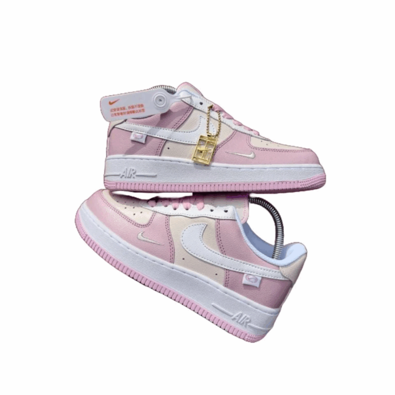 Nike Air Force 1 Pink and White